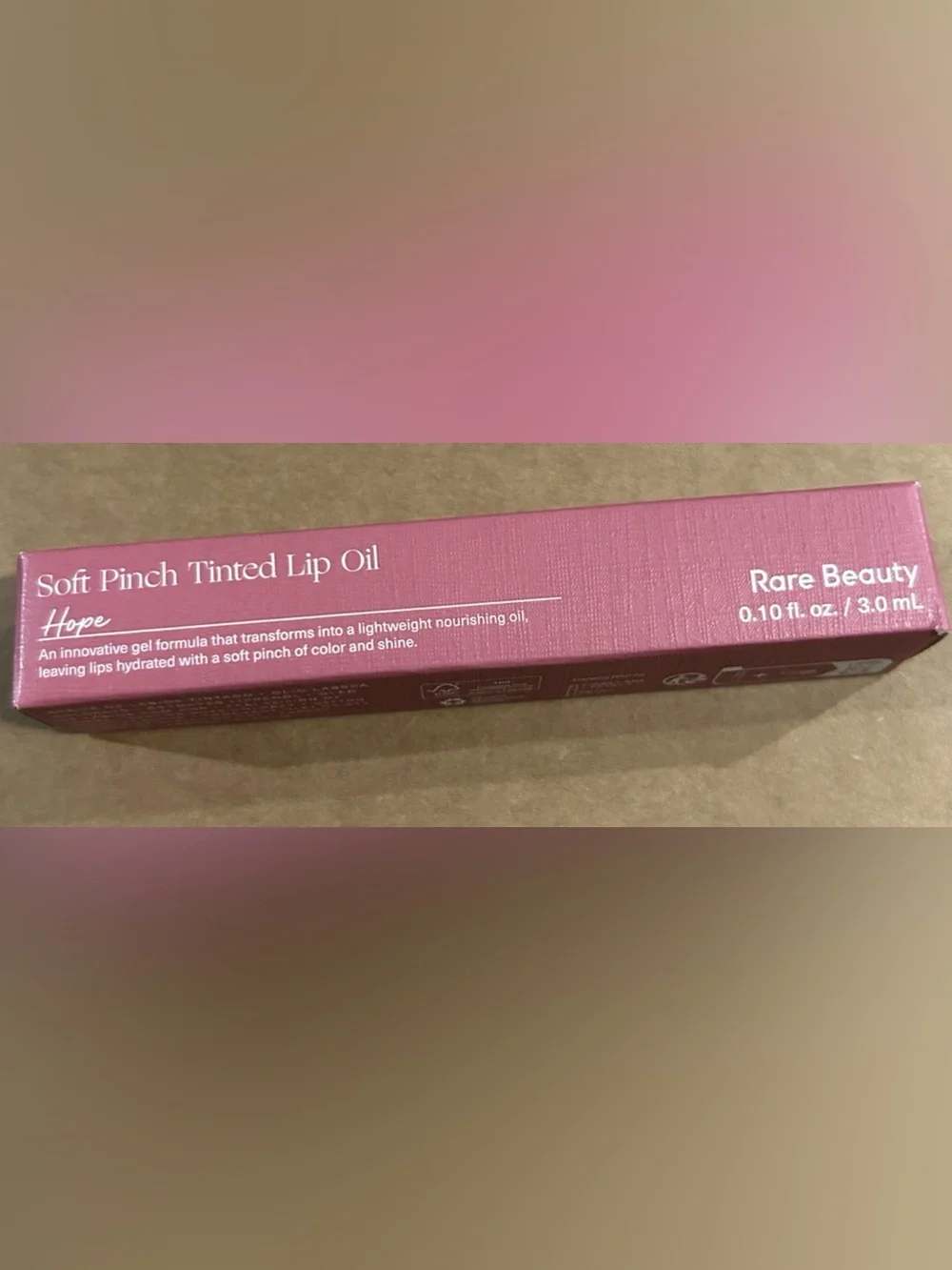 Rare Beauty Soft Pinch Tinted Lip Oil Hope 0.10 oz Hydrating Lip Oil NIB